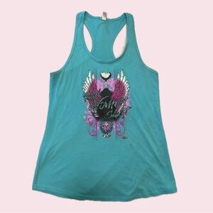 “Real Women Shift” Teal Tank Top